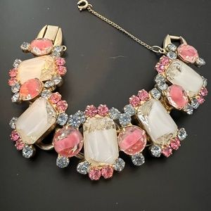 Rare Juliana Pink White Givre Bracelet